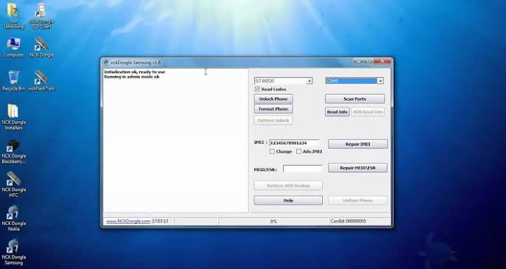 NCK Online Tool – 1 Month Activation